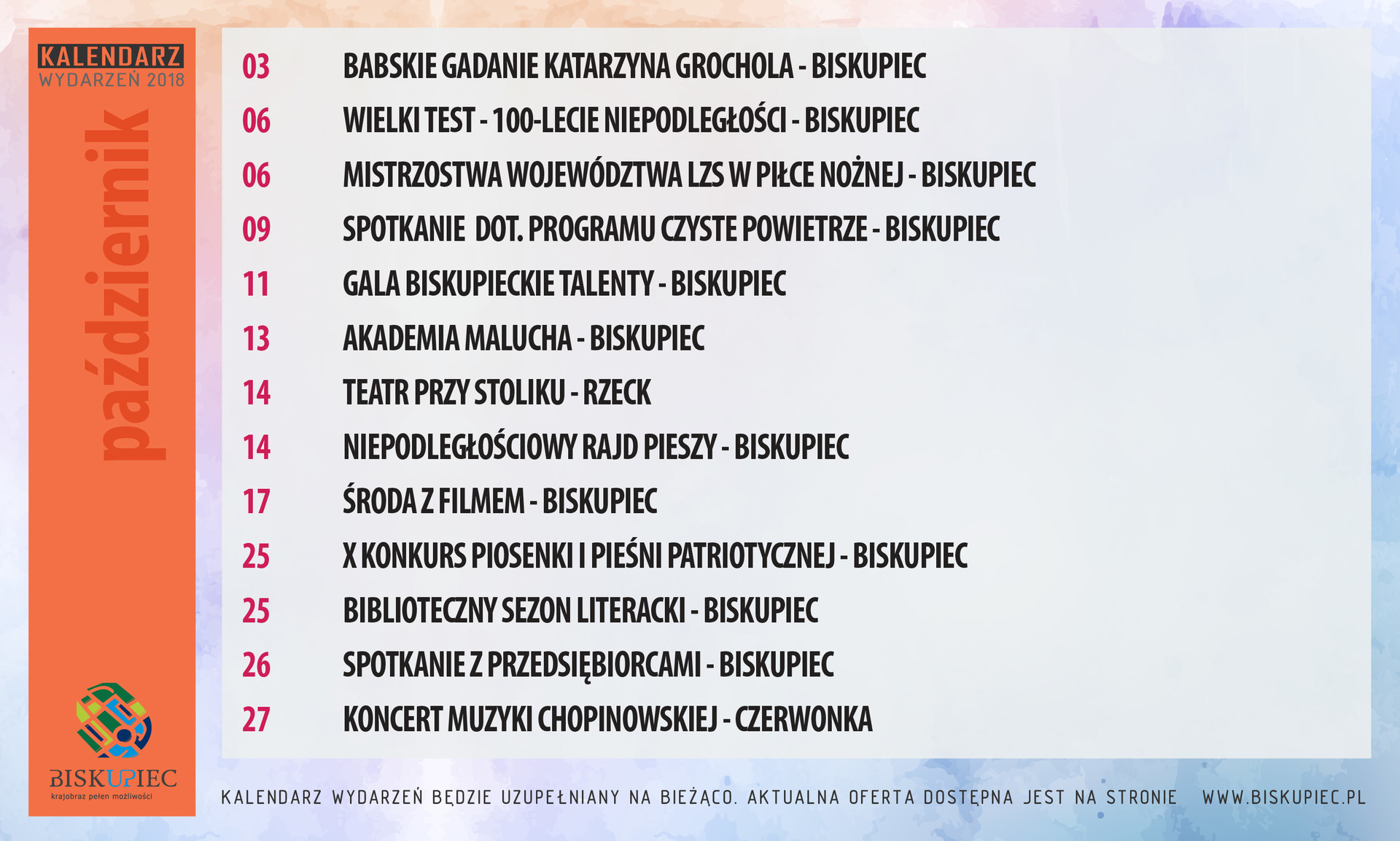 kalendarz wydarzen nowy 08