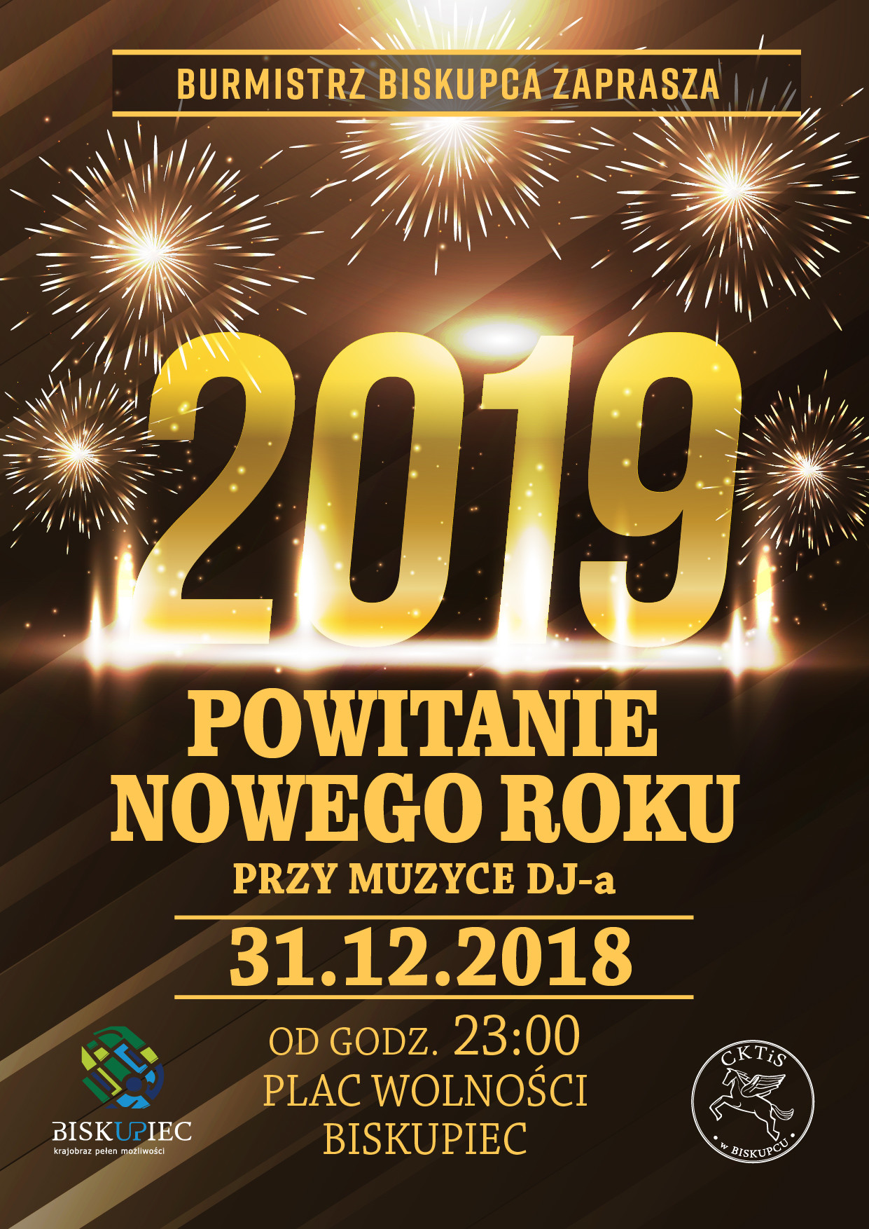 plakat sylwester