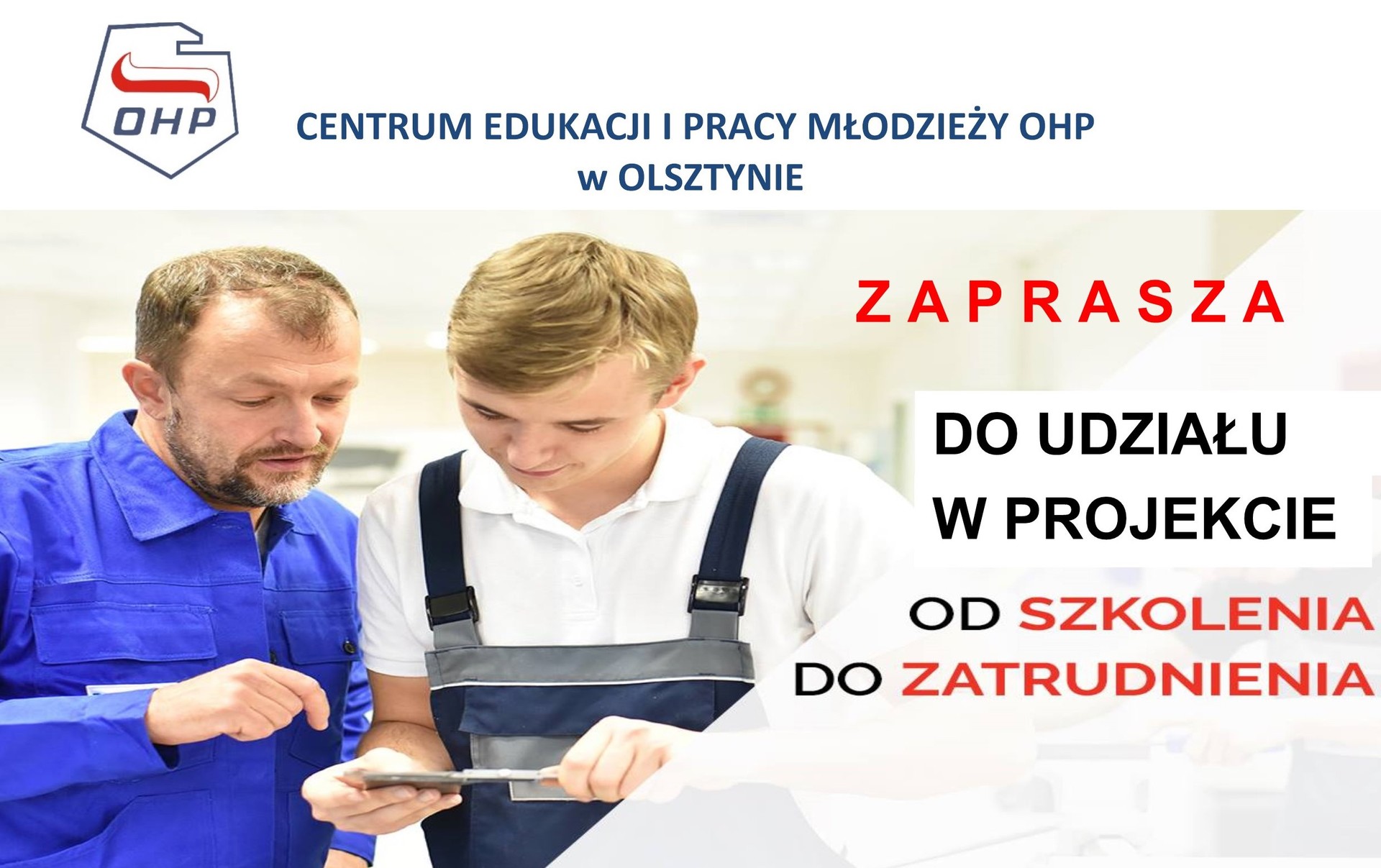 Plakat od szkolenia do zatrudnienia CEiPM Olsztyn 002 mały