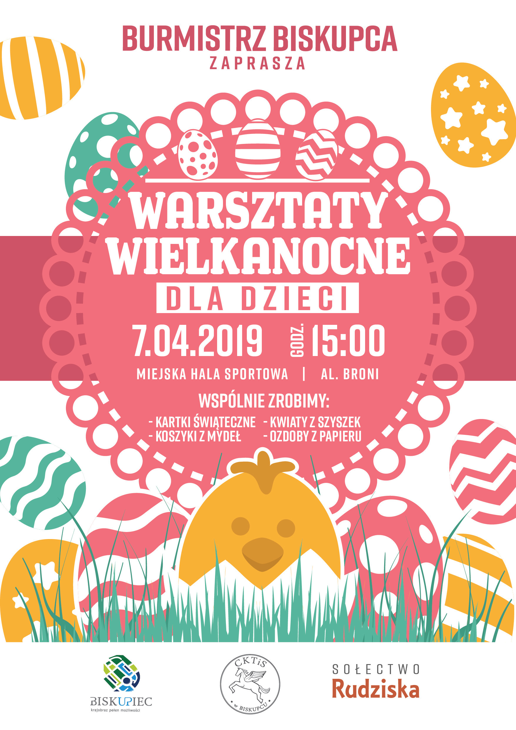 warsztaty wielkanocne plakat