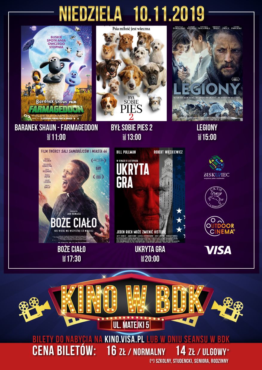 plakat kino niedziela