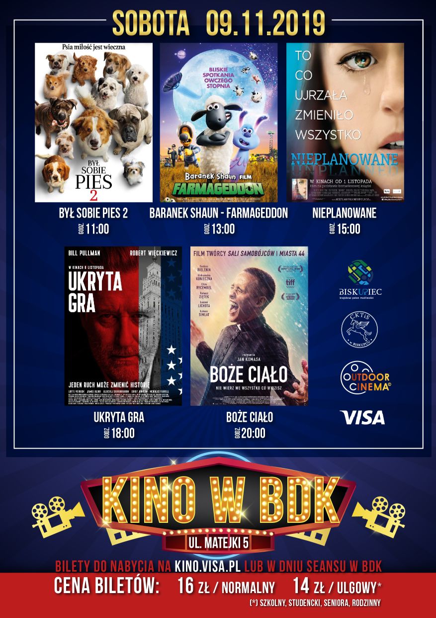 plakat kino sobota