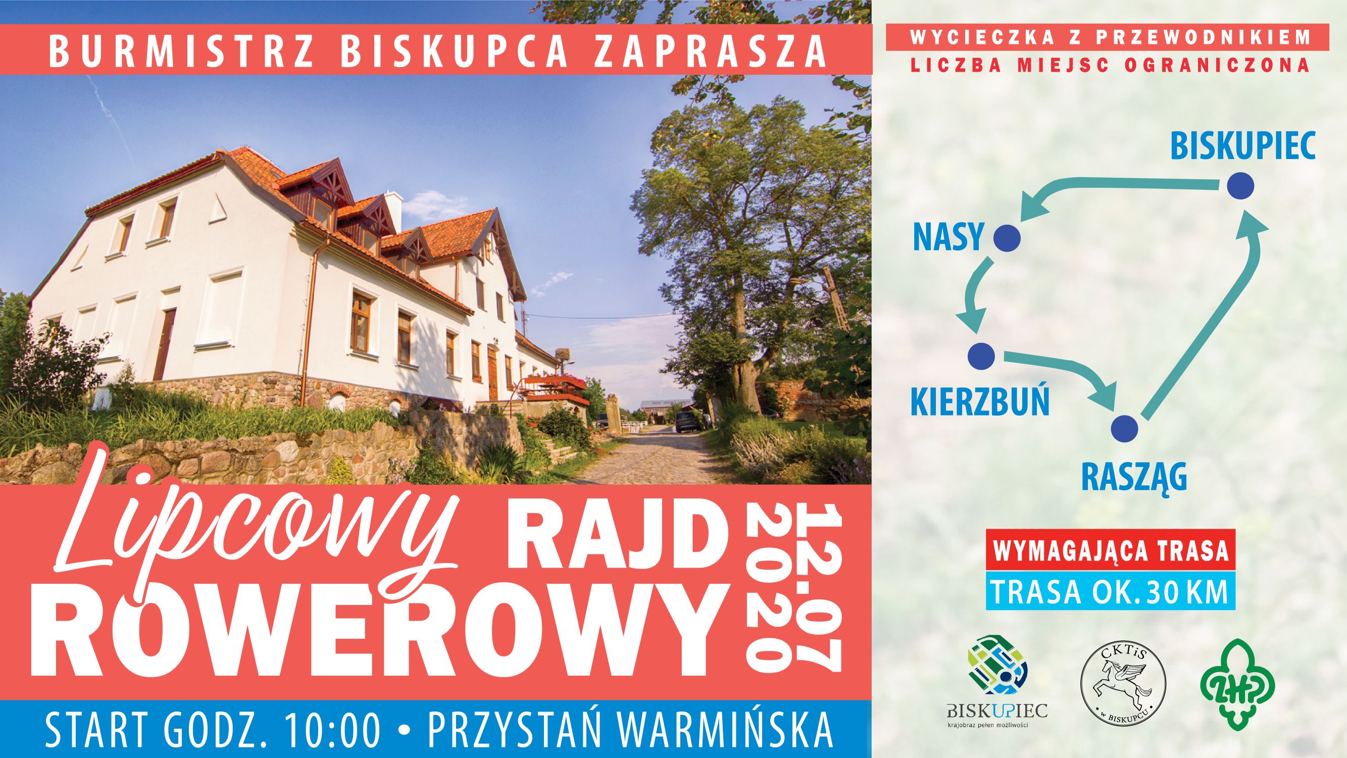 rajd rowerowy lipiec