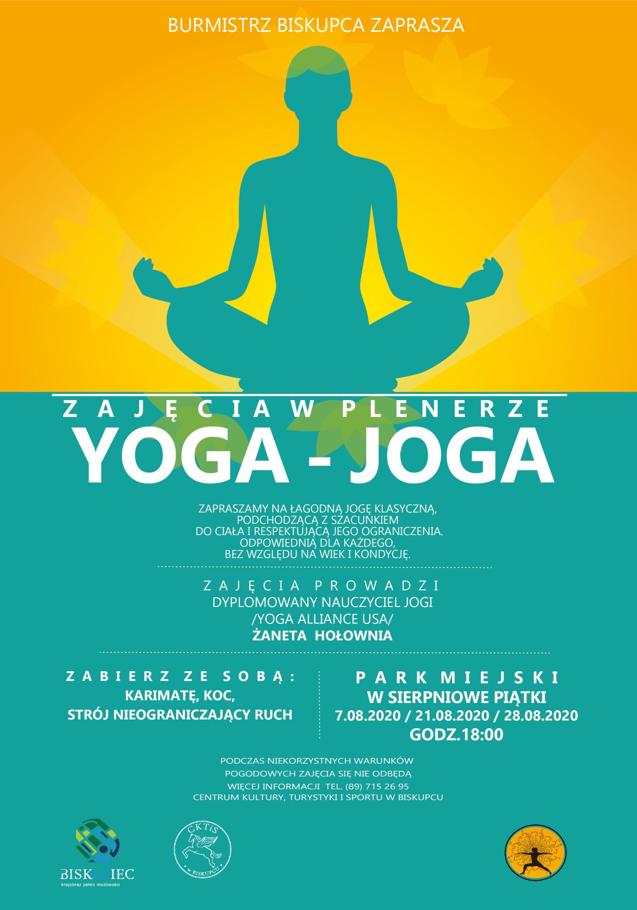 YOGA SIERPIEŃ plakat