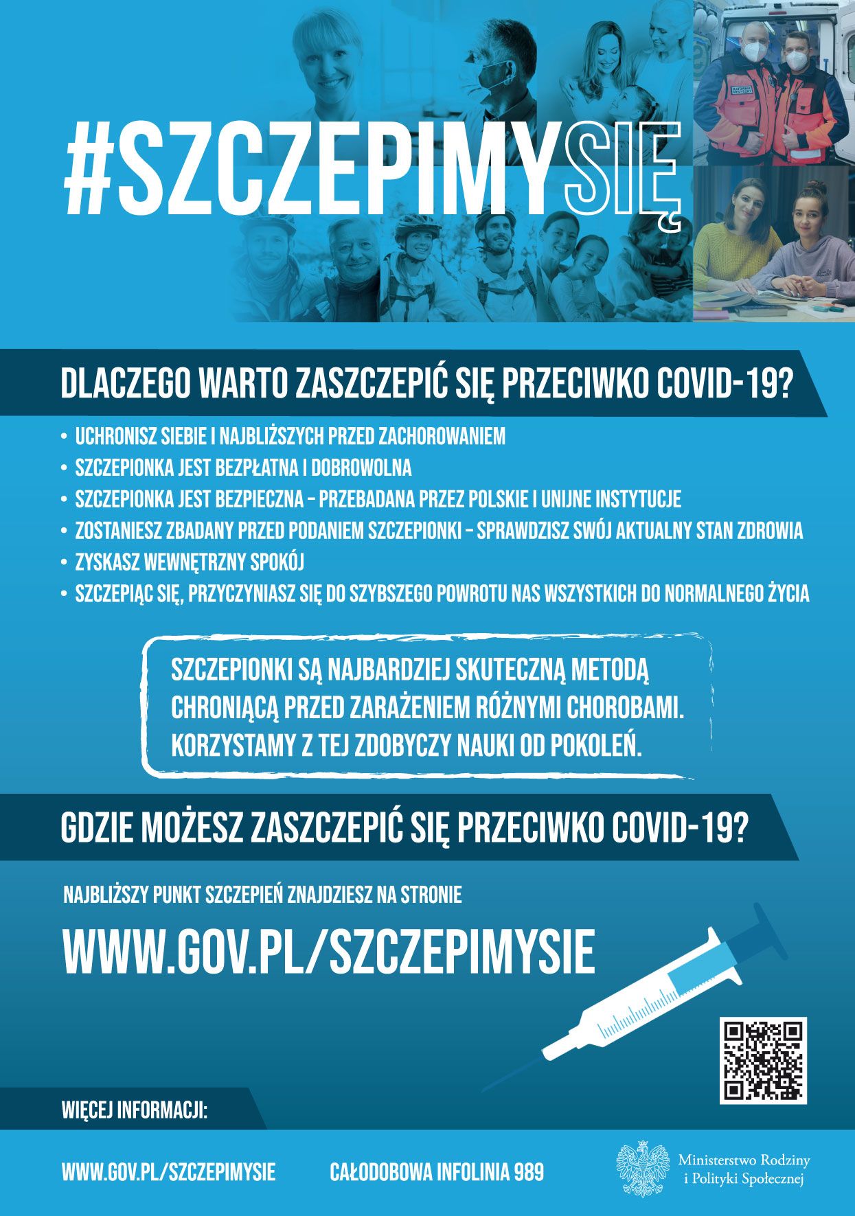 Plakat Szczepimy się V2 210x297mm spad 3mm 1 002
