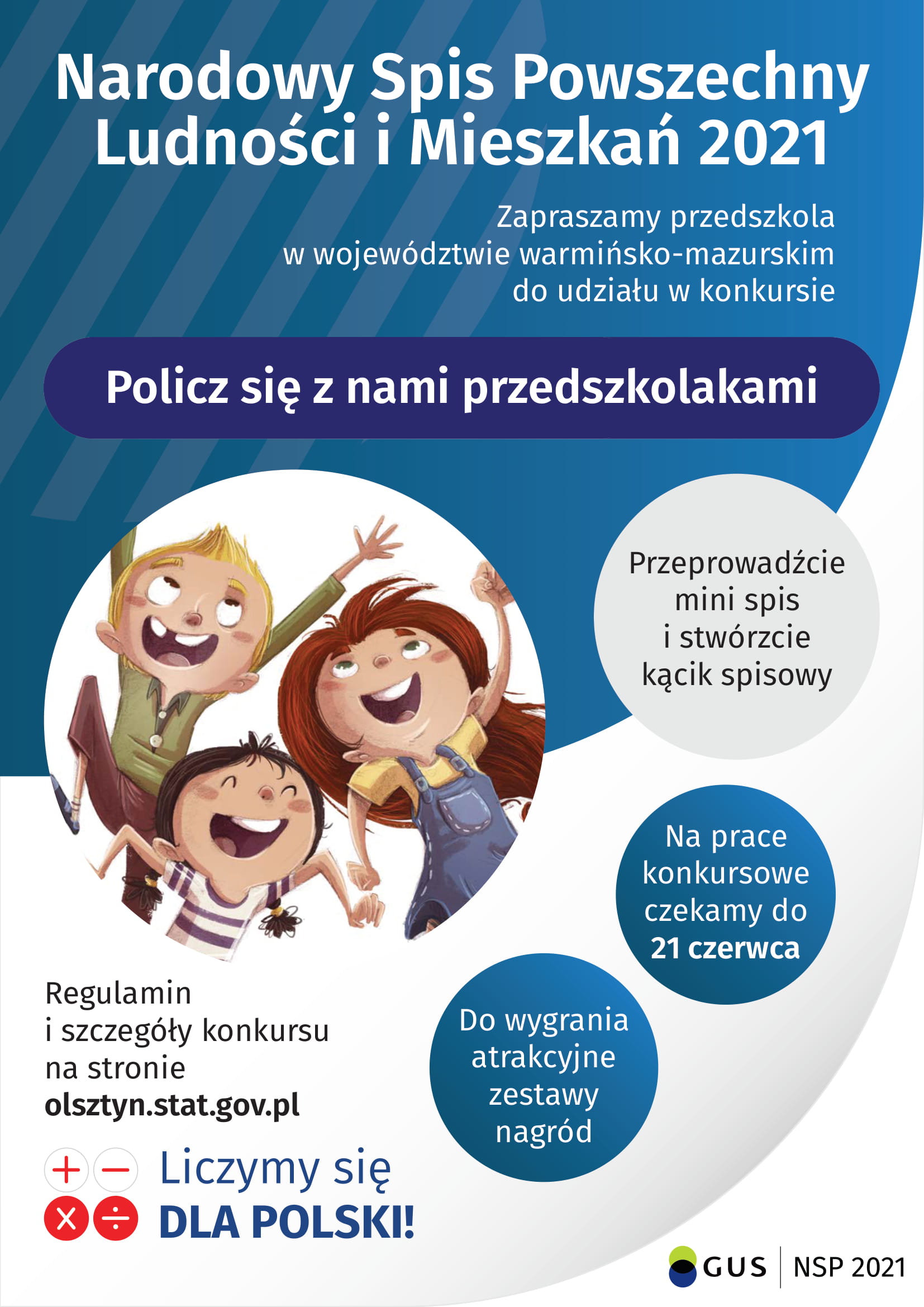 plakat konkurs policz się z nami przedszkolakami 1